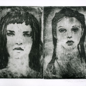 Nyx and Youth: side by side Etching 11